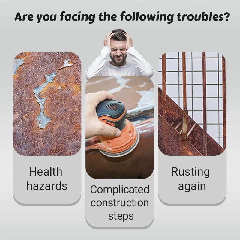 🔥🔧 Bright Ironizer Rostschutzmittel 💧⚙️ wasserfester Rostentferner für Metallfarben – verwandelt Rost in Schutzschicht, ideal für Fahrzeuge & Maschinen, langanhaltende Wirkung