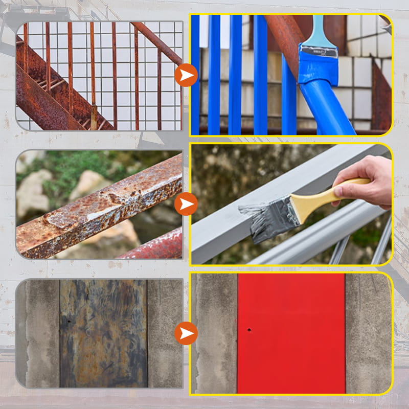 🔥🔧 Bright Ironizer Rostschutzmittel 💧⚙️ wasserfester Rostentferner für Metallfarben – verwandelt Rost in Schutzschicht, ideal für Fahrzeuge & Maschinen, langanhaltende Wirkung