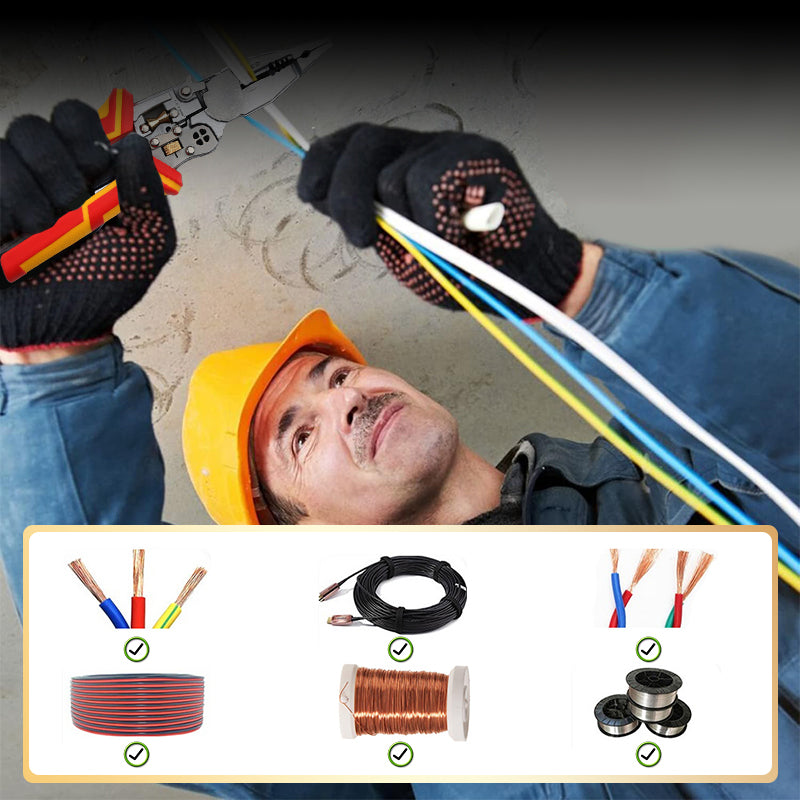 🔥Die meistverkauften Produkte 2025  58 % Rabatt💥 🧰8-in-1-Abisolierzange mit Spannungsprüfer🚀