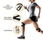 Das Band zum Knieschutz