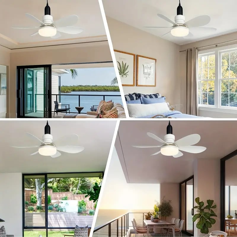 💡 LIMITED-TIME 50% RABATT! ✨ 2-IN-1 Deckenventilator & Licht – Tragbar, Fernbedienung