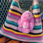 🏆🐰 Handgefertigte Pompon-Hasen-Anhänger – jedes Stück ein Unikat, kuschelig weich & detailverliebt 🎀🎁 Perfekt als persönliches Geschenk oder frühlingshafte Deko