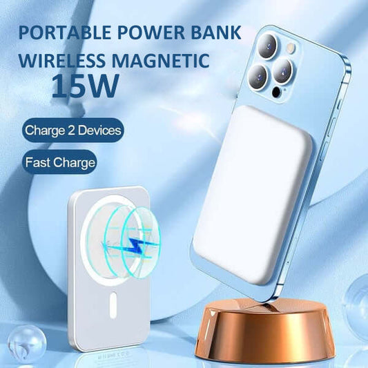⚡🔋 Jetzt 60% sparen! Magnetische 20W Powerbank 10000mAh – Kabellos & Schnellladung 🧳⚡ Ideal für Reise: Kompakt, langlebig & voll kompatibel mit MagSafe.