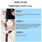 💆‍♀️ KAUFEN 3 ERHALTEN 2! ✨ Seiden- und Keratin-Haarglättungscreme - Professionelle Frizz-Kontrolle mit Hitzeschutz für Geschmeidiges & Glänzendes Haar bis zu 48H 🌟🧖‍♀️