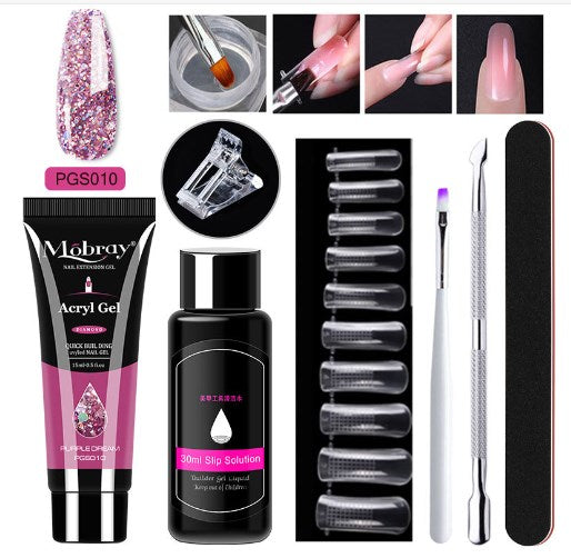 Poly Nail Gel für schnelle Nagelverlängerung