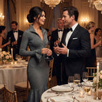 👗✨ Strickkleid mit Reißverschluss & Spitzenausschnitt ✨💃 Schmeichelhafte Silhouette & eleganter Fischschwanz für charmante Auftritte im Alltag! 🤍 Langlebiges Design aus nachhaltiger Qualität.