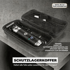 ✂️🧔 50 % RABATT – Luxuriöses 3-in-1 Profi-Pflegeset ⚡🔋: T-Klingen-Trimmer, Folienrasierer, Nasenhaartrimmer – LED-Display, USB-Ladung – perfekt für unterwegs & präzise Nass-/Trockenrasur.