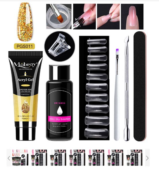 Poly Nail Gel für schnelle Nagelverlängerung