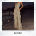 Ärmelloser Jumpsuit mit Taschen💝