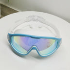 ✨🏊‍Swim Schutzbrille für Erwachsene & Kinder - Anti-Fog Vollschutz, 3-Farben UV-Glas, wasserdichte Ohrstöpsel & Nasenclip, Fit Outdoorfun
