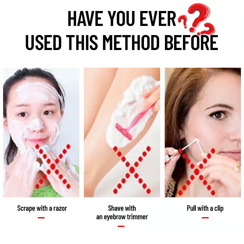 ✨🌸 Zartes Gesichts-Haarentfernungs-Tool  ~ 1 kaufen 1 gratis dazu✨🌸 Strahlend glatte Haut in Sekunden!