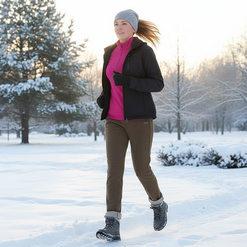 👖 💫 DAMENHOSE MIT KUNSTFELL-FUTTER - Hochtailliert & Weiche Innenseite, 4-Wege-Stretch für Optimale Wärme und Komfort ❄️🛍️