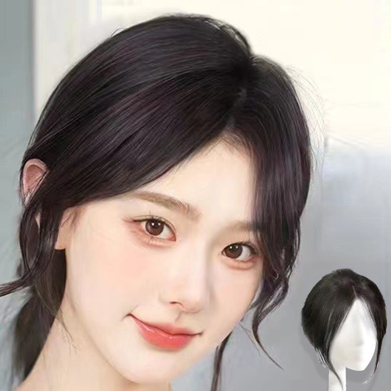 🍃✨ Clip-on Pony aus 100% Naturhaar – Perfekter Volumen-Pony in Sekunden! 💁‍♀️✨ Natürlich & wiederverwendbar, für einen strahlenden Look jeden Tag.