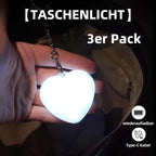 💗🌙 Berührungsempfindlicher USB-Aufladbarer LED-Anhänger – Perfekter Begleiter für Abenteuer & Gemütlichkeit! ✨🌟