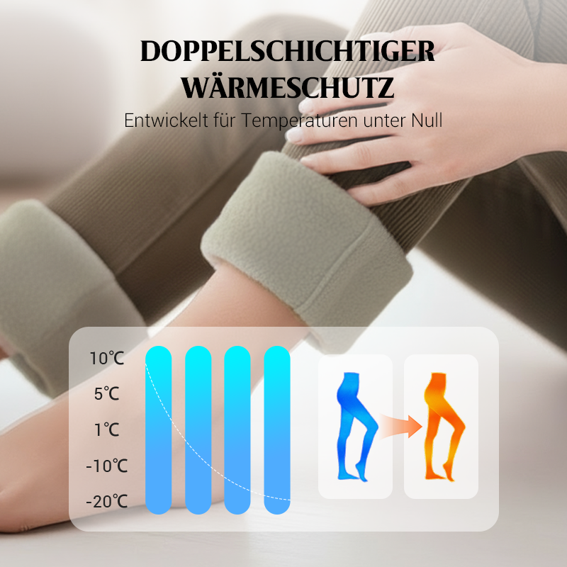 👖 💫 DAMENHOSE MIT KUNSTFELL-FUTTER - Hochtailliert & Weiche Innenseite, 4-Wege-Stretch für Optimale Wärme und Komfort ❄️🛍️