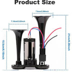 🚨🔥 150 dB Zug-Hupe für SUV & LKW: 12V/24V Universal, militärisch wasserdicht – Sicherheit trifft Autorität! 🚗💨 Einfacher Anschluss, unüberhörbar im Notfall.