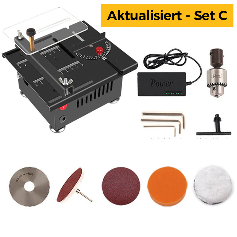🔥🔥50 % Rabatt zum Muttertag🔥 🗜️Multifunktionale Präzisions-Mini-Tischkreissäge🔥