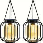 🌞💎 -50% Retro Solar-Hängelampe 💡✨ IP65 wasserdicht, 12h Leuchtdauer, umweltfreundlich für Garten & Terrasse
