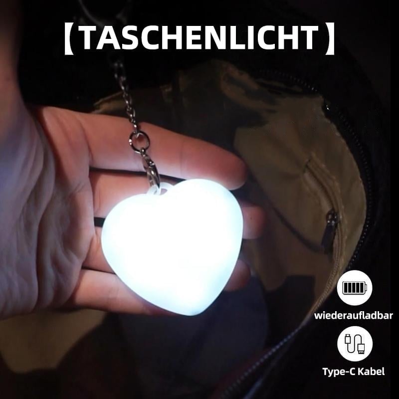 💗🌙 Berührungsempfindlicher USB-Aufladbarer LED-Anhänger – Perfekter Begleiter für Abenteuer & Gemütlichkeit! ✨🌟