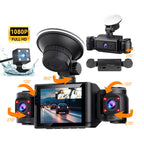 📹🌐 360°-Rundumsicht Parkkamera – 1080p HD & Loop-Aufnahme 🚨📦 Sofort einsatzbereit: perfekt für Einparkhilfe & Überwachung. Mit Bewegungserkennung & Nachtsicht.