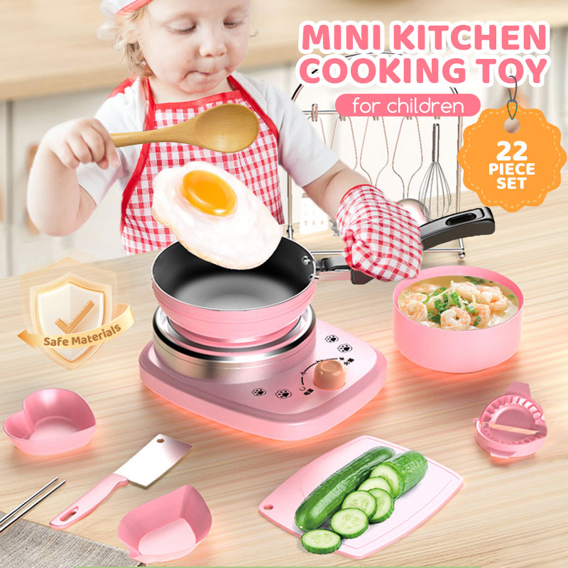 🎁🎁Das beste Geschenk für Kinder🍳🍳Echtes Kochspielzeug für Kinder – 22-teiliges Set