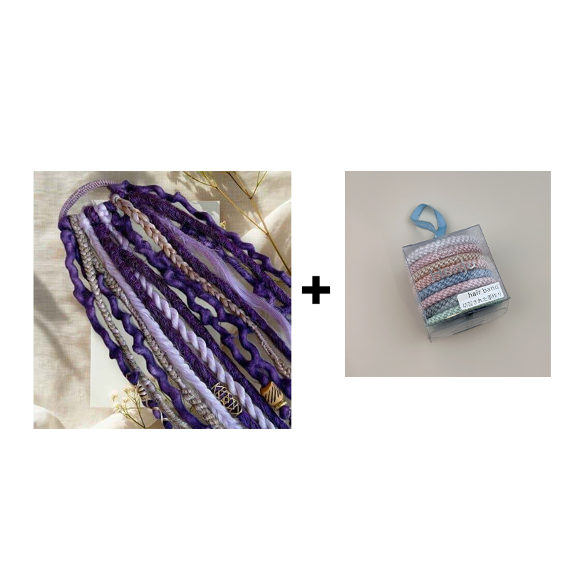 💁🏽‍♀️✨ Deep Nu Locs Crochet Hair - geflochtene Zöpfe mit lockeren Wellen 🌊💯 Perfekt für einen schnellen Pferdeschwanz-Stil, langlebig & vielseitig