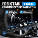 🔥Sonderangebot 53% RABATT🔥Edelstahl Achsmessgerät Platte
