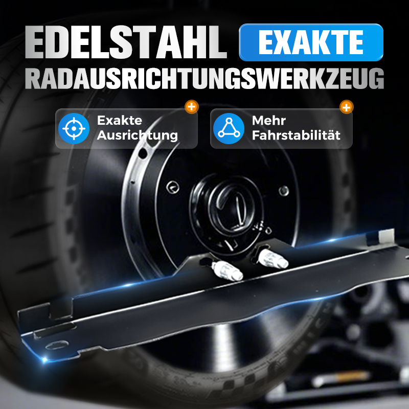 🔥Sonderangebot 53% RABATT🔥Edelstahl Achsmessgerät Platte
