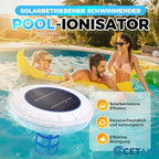🌞Kristallklarer Pool – ohne Chemie, mit Solarenergie! SOLARBETRIEBENER SCHWIMMENDER POOL-IONISATOR