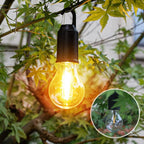 🏕️💡 Solare Campinglaterne mit Haken & Clip, 3 Leuchtmodi, USB-C wiederaufladbar 🔋✨ – wasserdicht, kompakt für Wandern & Outdoor-Abenteuer