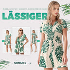 🩷HEISSER VERKAUF 62% RABATT🩷Overall mit elastischer Taille und botanischem Print für Damen