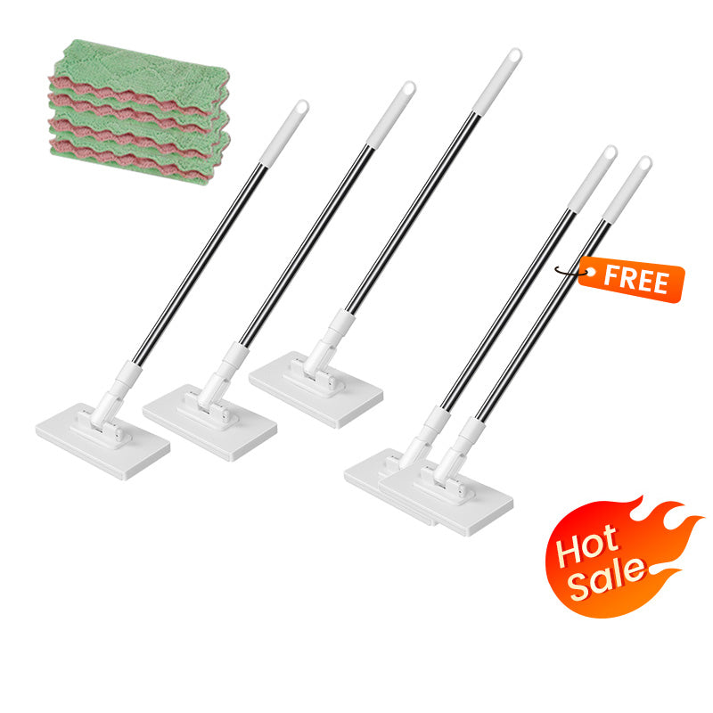 🧹✨ Einweg-Staubmopp mit 4 waschbaren Bezügen & 50% Rabatt – Praktisch, hygienisch & nachhaltig 🏠💫 für blitzsaubere Böden!