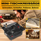 🔥🔥50 % Rabatt zum Muttertag🔥 🗜️Multifunktionale Präzisions-Mini-Tischkreissäge🔥