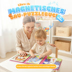 👶🧩 Magnetisches Baukastenbuch – Fördert Kreativität & Feinmotorik nachhaltig! 👏🎁 47% Rabatt: Pädagogisches Lernspielzeug für Kinder