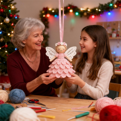 🌟🌟Black-Friday-Mega-Angebot – 60 % Rabatt!💖Häkeln Sie Ihren eigenen Engel – Komplettes Bastelset🔥2 Artikel+ kostenloser Versand🔥