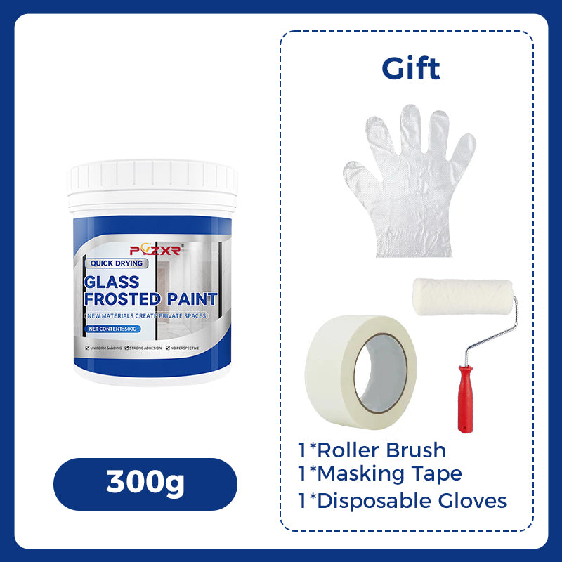 ✨🖌️ Mattglas-Farbe 2026: schnelltrocknend & wasserfest 🌫️✨ Für elegante Frost-Effekte auf Fenstern & Glas – streifenfrei, UV-beständig und langlebig