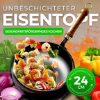 🍳🍞 Schwerer Gusseisen-Bräter (unbeschichtet) – perfekt für Sonntagsbraten & knuspriges Brot! ⏲️🥖 50% reduziert – nur solange der Vorrat reicht!