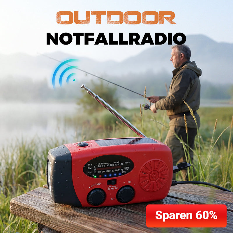 📻⚡【60% Rabatt】Solar-Kurbel Notfallradio – Mit Powerbank, Wetteralarm, USB & 7 Tage Akku. Wasserdicht & robust für Outdoor/Krise. 🌞🔋 Jetzt unschlagbares Angebot sichern!