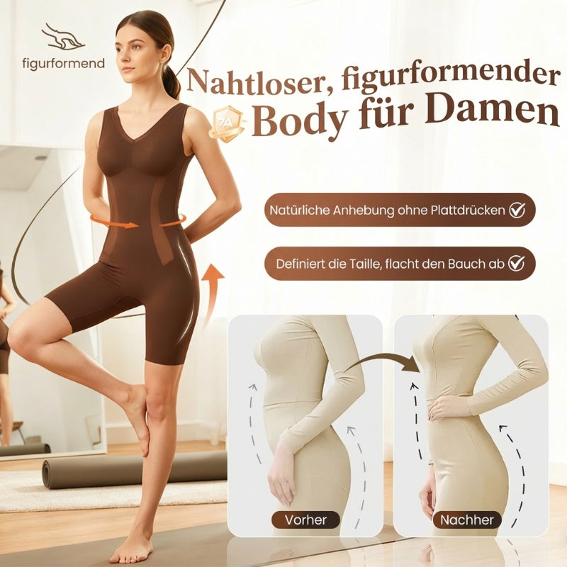 🔥⏳ Formende Einteilershapewear mit Bauchweg-Effekt & Po-Lift 🍑👖 völlig nahtlos – ultimativer Komfort & perfekte Silhouette