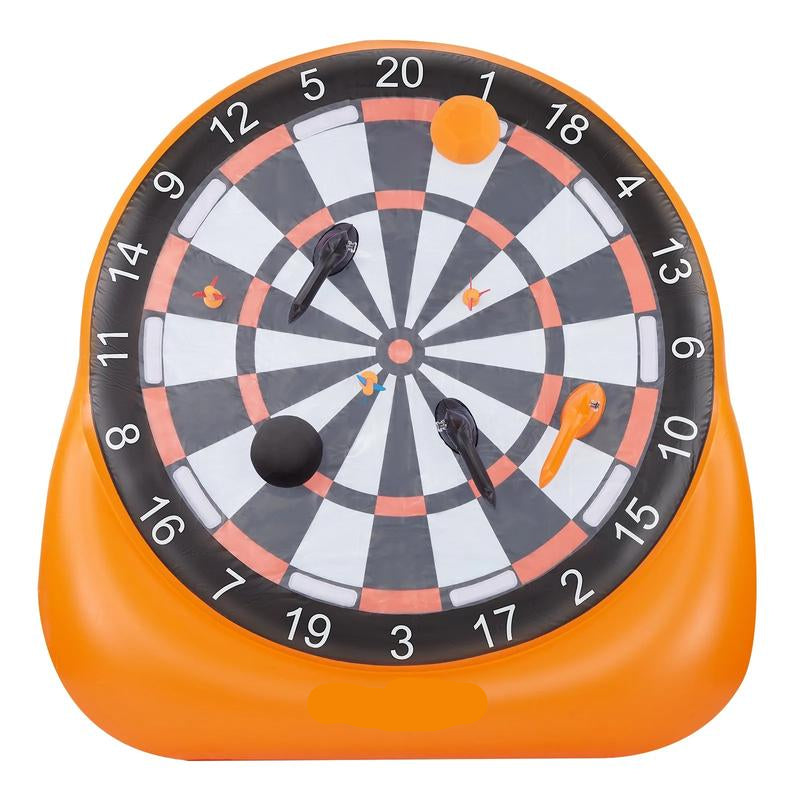 Aufblasbare Fußball-Dartscheibe, riesige Fußball-Dartscheibe, kommt mit 2 Fußbällen und Luftpumpe, lässt sich in 3 Minuten installieren, ideal für große Gartenspiele.
