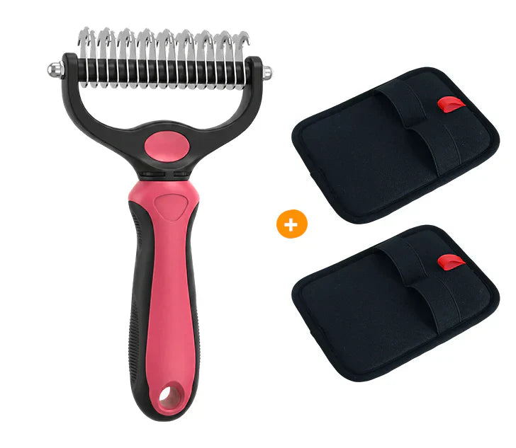 🐾🐾 Doppelpack-Spardeal: 2 kaufen, 1 gratis! 🧼🐱 Professionelles Fellpflege-Enthaarungstool für Hunde & Katzen – entfernt sanft lose Haare, schonend zur Haut, leicht zu reinigen.