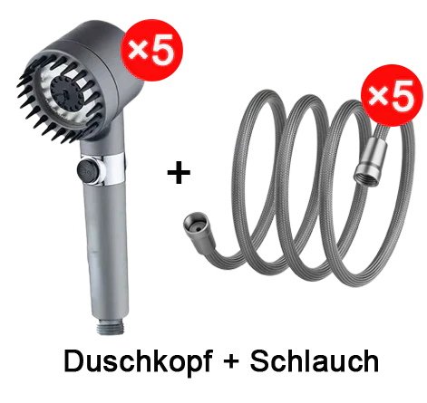 🏆Luxus-Duschkopf für Hautpflege & Massage - 3 Spray-Modi mit Wassersparender Technologie für Verjüngendes Duscherlebnis 💎🌊
