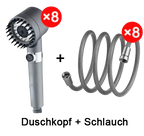 🏆Luxus-Duschkopf für Hautpflege & Massage - 3 Spray-Modi mit Wassersparender Technologie für Verjüngendes Duscherlebnis 💎🌊