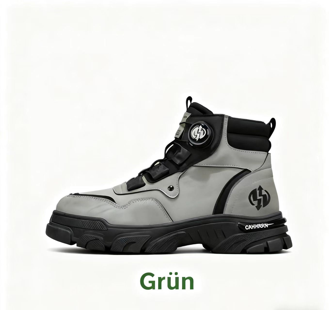 🔄🔄Herren-Outdoor-Arbeitsschuhe mit drehbarem Schnallverschluss 👞👞 Wasserdicht 💦, rutschhemmend 🚶‍♂️, bequem, atmungsaktiv 🌬️