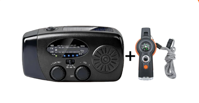 📻⚡【60% Rabatt】Solar-Kurbel Notfallradio – Mit Powerbank, Wetteralarm, USB & 7 Tage Akku. Wasserdicht & robust für Outdoor/Krise. 🌞🔋 Jetzt unschlagbares Angebot sichern!