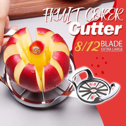 🍉🥝Der Praktische🔪🍎Obstschneider aus Edelstahl – Schnell, Gleichmäßig, Einfach