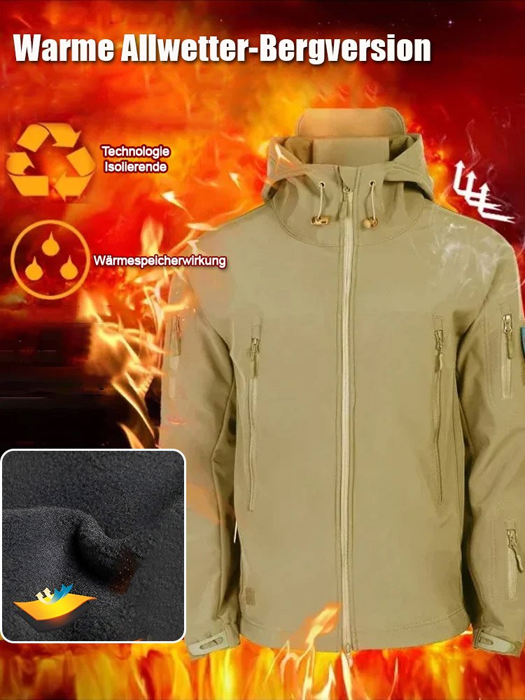 🏔️❄️ Taktisches Softshell-Jacken- & Hosen-Set 🧥👖 wasserdicht, winddicht & isoliert – ideal für Winter und anspruchsvolle Geländeeinsätze