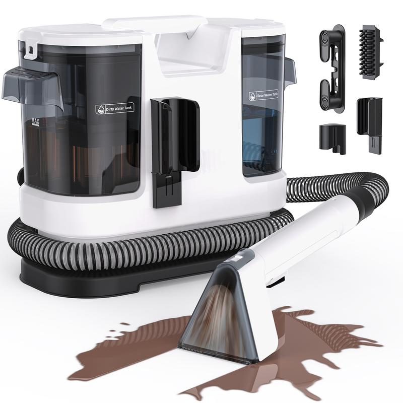 💎✨ 4-in-1 Heisswasser-Stoffreiniger 🧼🏆 Professionelle Tiefenreinigung für Sofa, Teppich & Auto – Flecken weg in 3 Schritten. Dual-Tank, ergonomisch, leise & schonend. Für anspruchsvolle Haushalte.