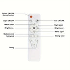 💡 LIMITED-TIME 50% RABATT! ✨ 2-IN-1 Deckenventilator & Licht – Tragbar, Fernbedienung