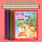 🎨 42% RABATT! ✨ MAGISCHE MALPUZZLE - WASSERFARBBUCH MIT 4 PINSELN, Lernspielzeug für Kinder ab 3 Jahren, Kreatives Beschäftigungsset 🖌️📚